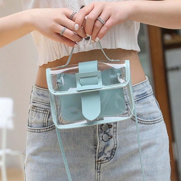 🟢New 1pc stadium Transparent crossbag - Picture 2 of 5